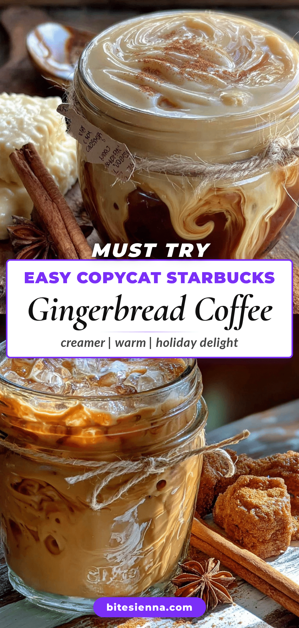 copycat starbucks gingerbread coffee creamer recipe