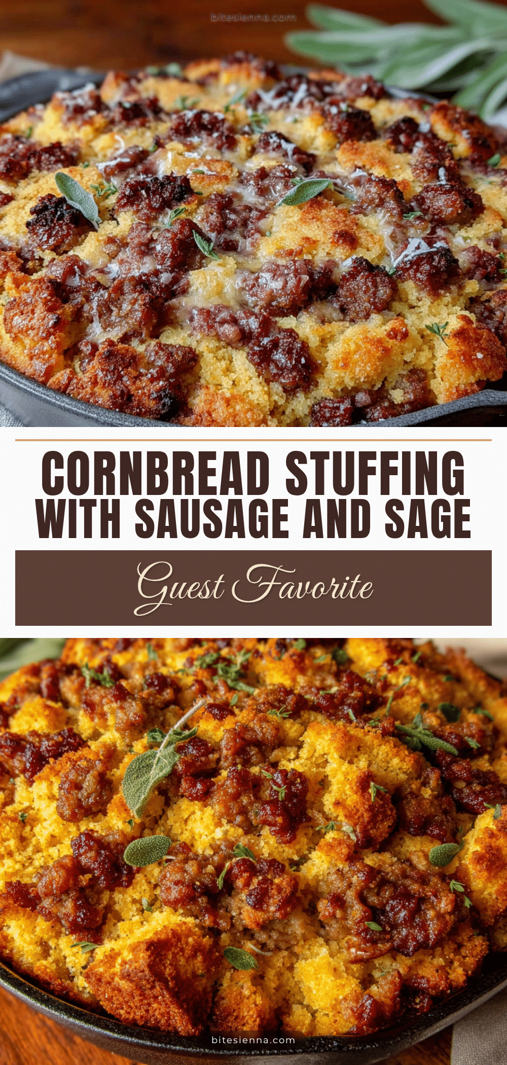 cornbread stuffing with sausage and sage recipe