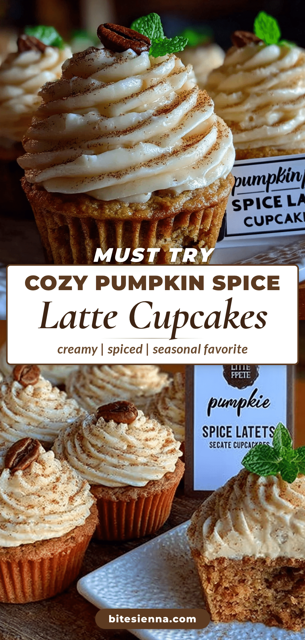 Cozy Pumpkin Pie Spice Latte Cupcakes recipe