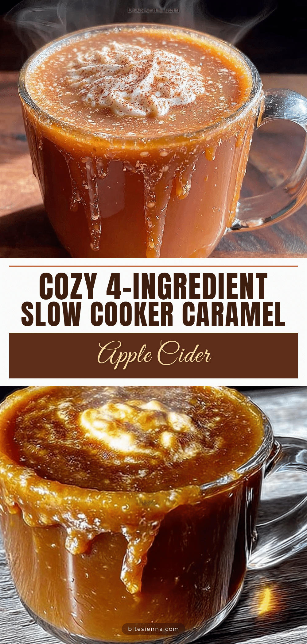 cozy slow cooker caramel apple cider recipe