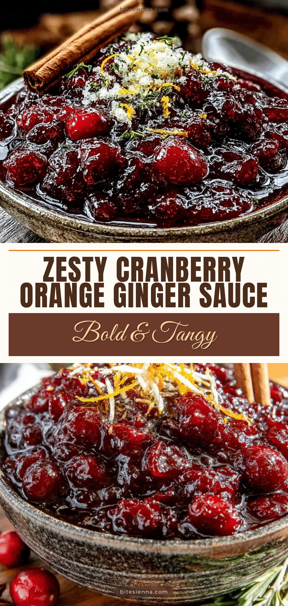 cranberry orange sauce with ginger recipe