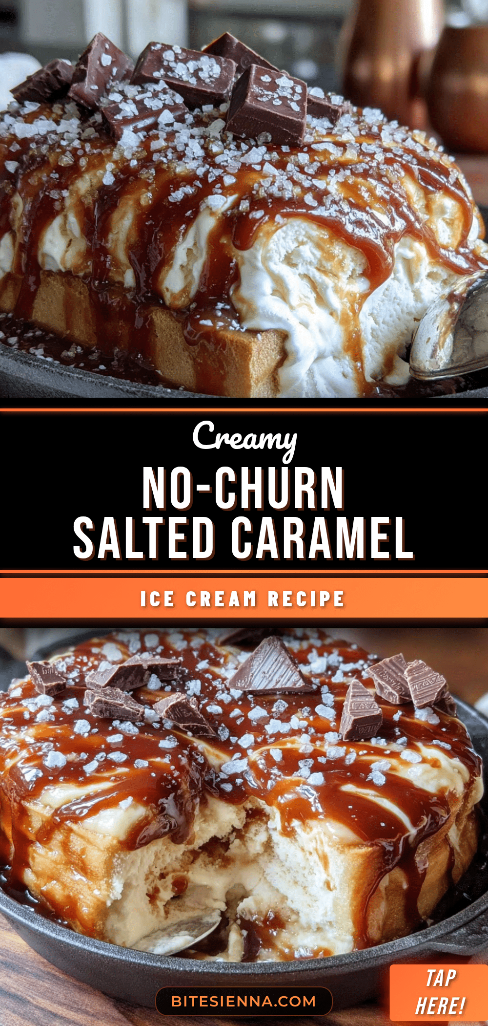 creamy no-churn salted caramel ice cream recipe