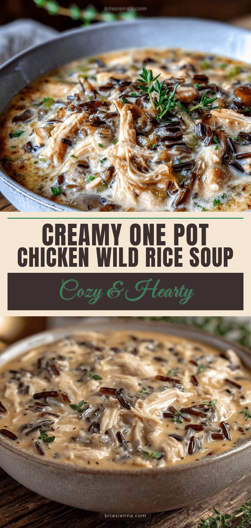 creamy one pot chicken and wild rice soup recipe