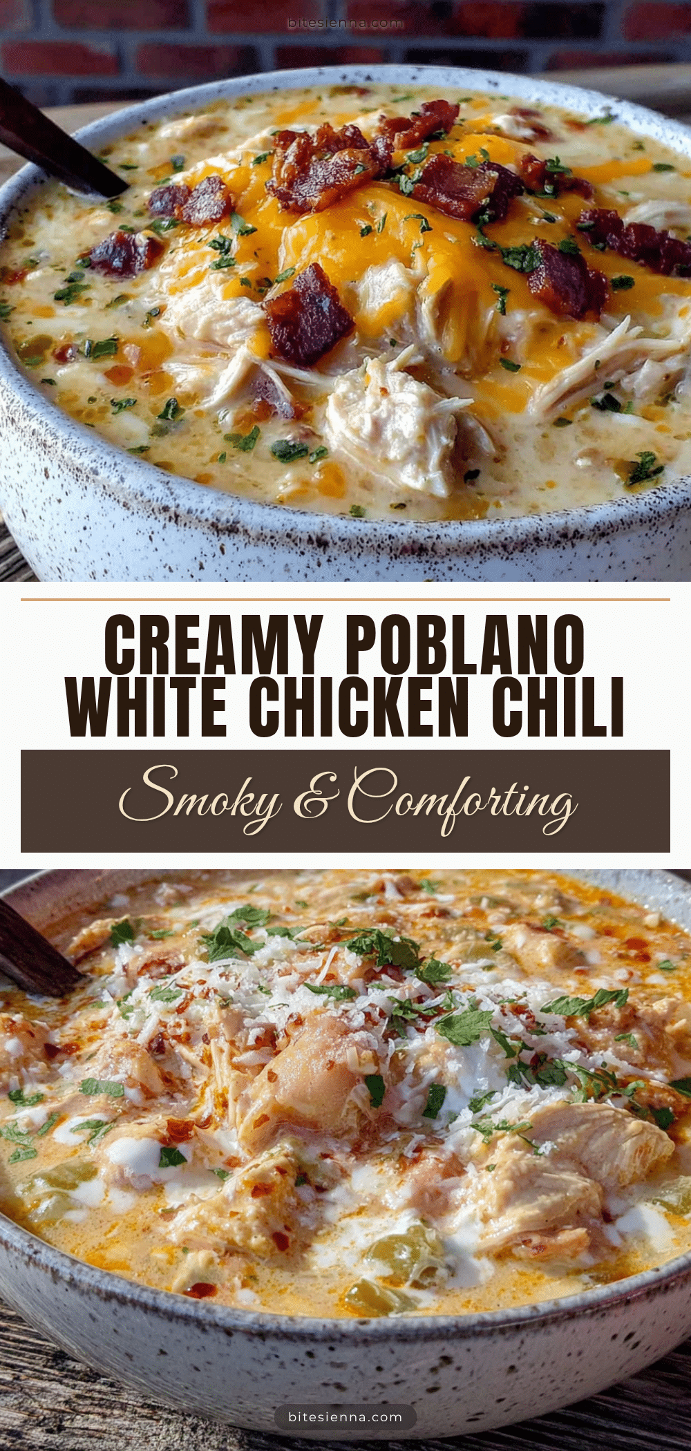 creamy poblano white chicken chili recipe