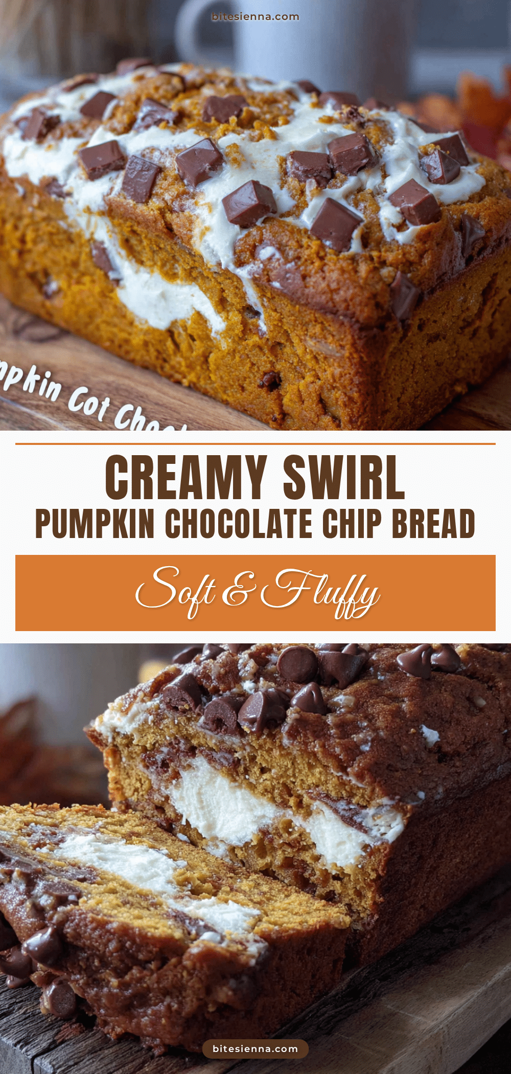 creamy pumpkin chocolate chip bread recipe