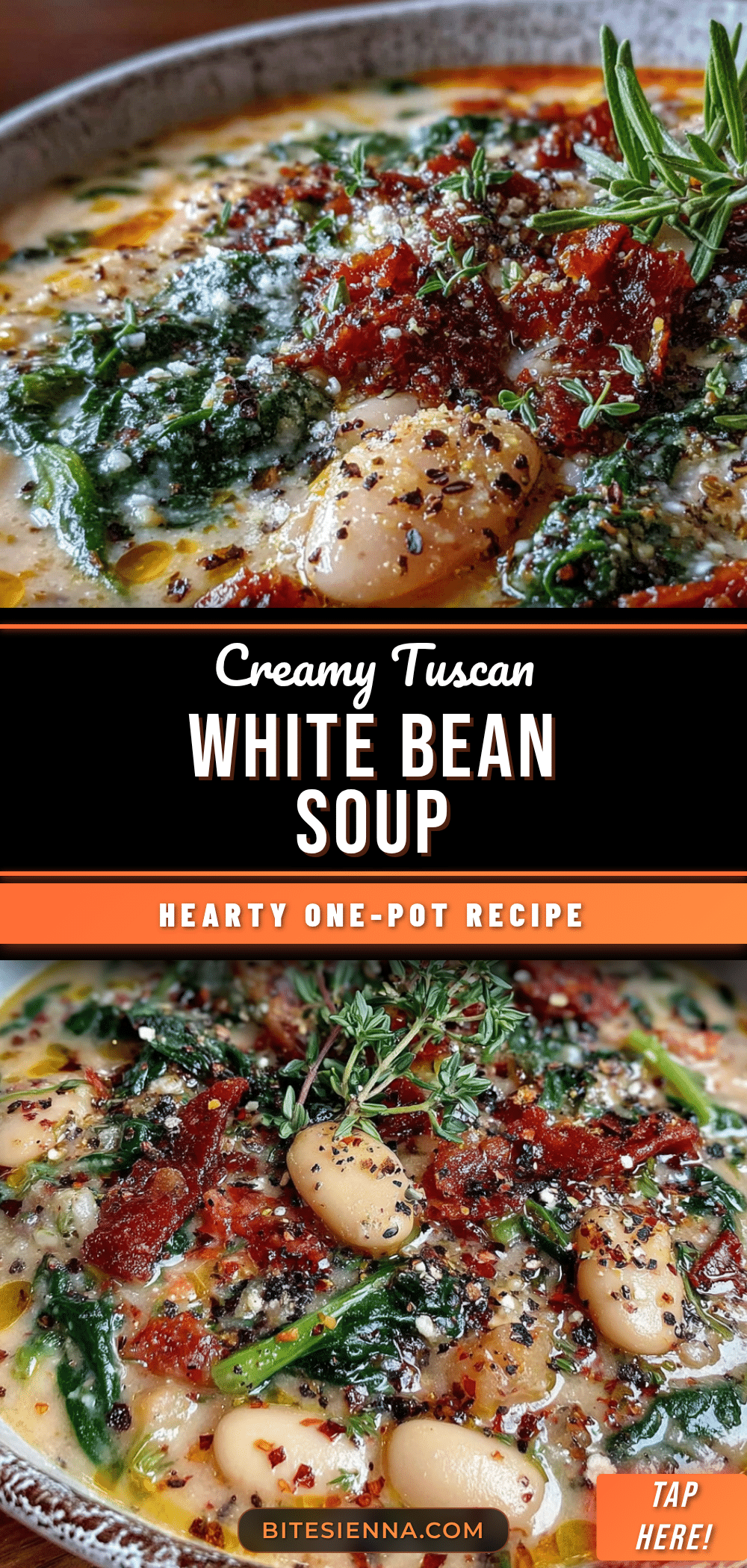 creamy tuscan white bean soup recipe