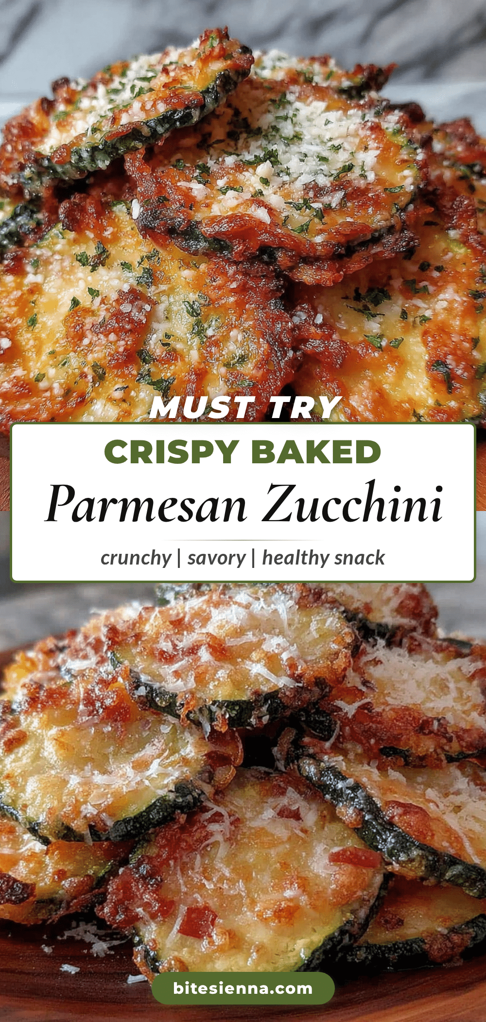 Crispy Baked Parmesan Zucchini Chips recipe