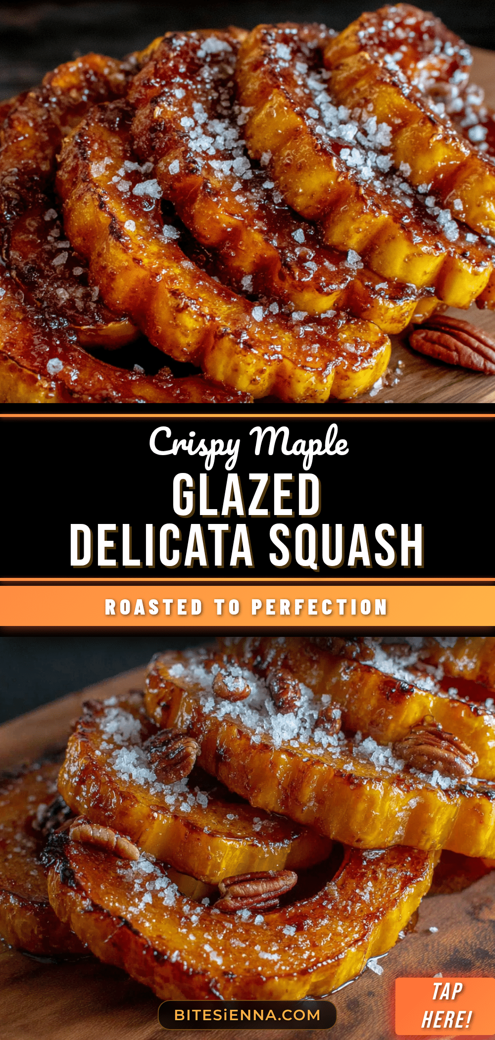 crispy maple glazed delicata squash recipe
