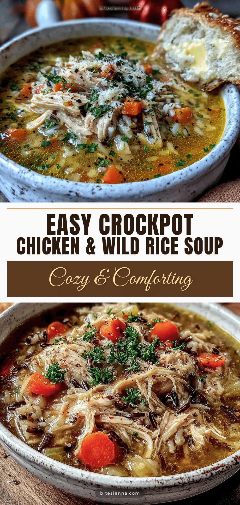 crockpot chicken and wild rice soup recipe