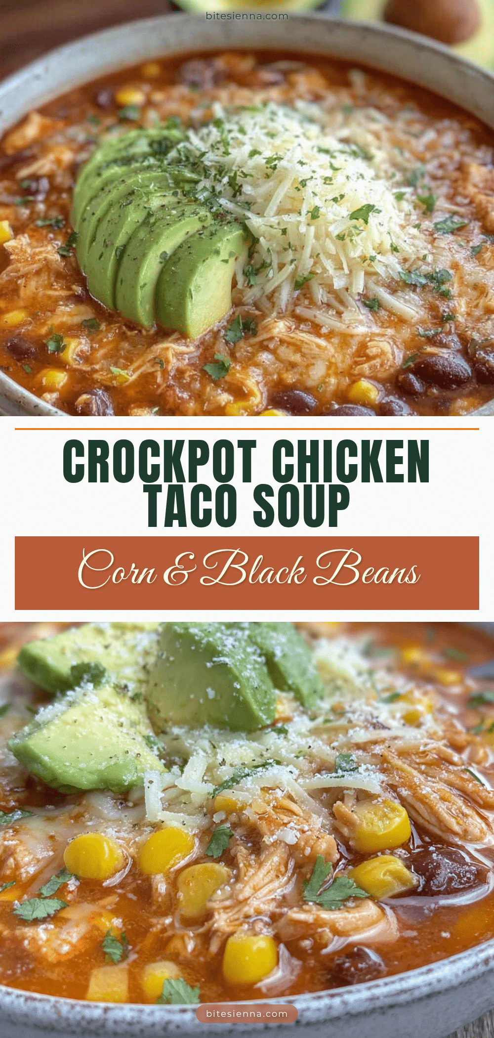 crockpot chicken taco soup recipe