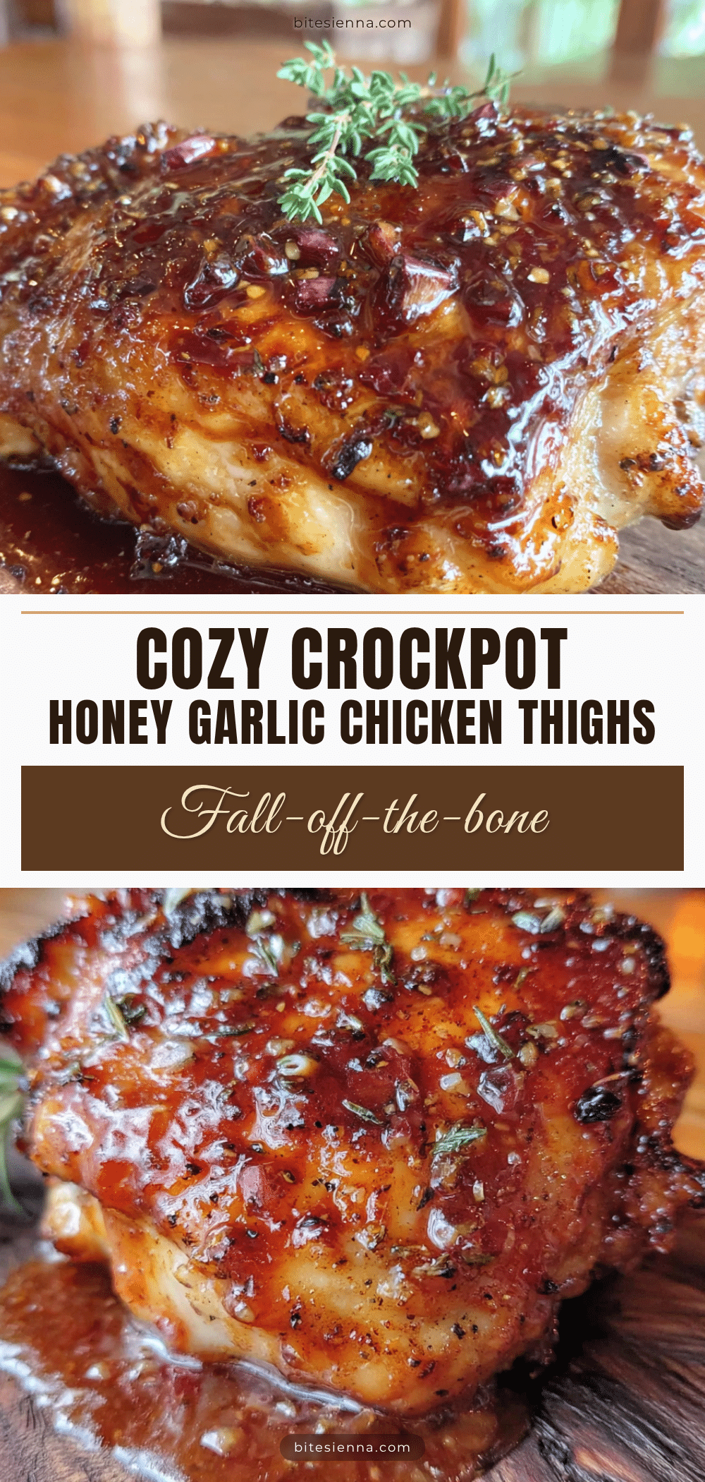 crockpot honey garlic chicken thighs recipe