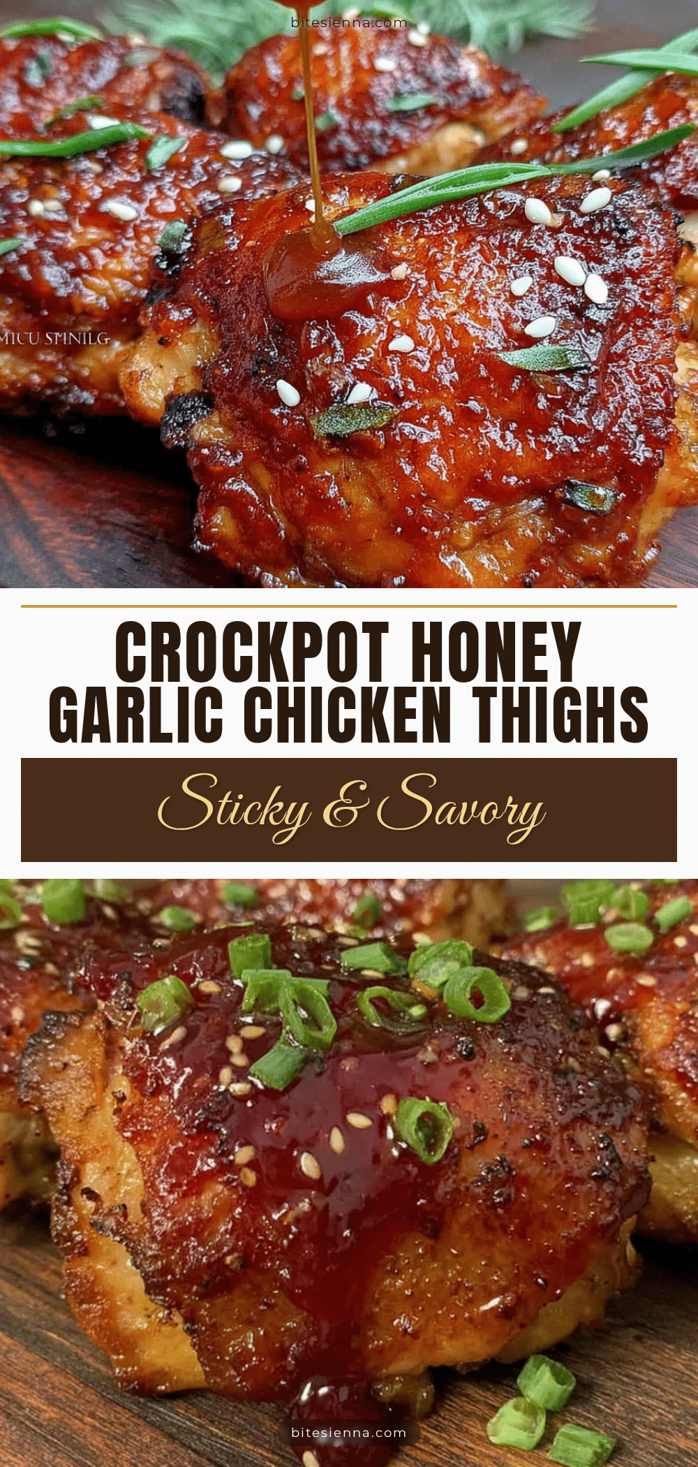 crockpot honey garlic chicken thighs recipe