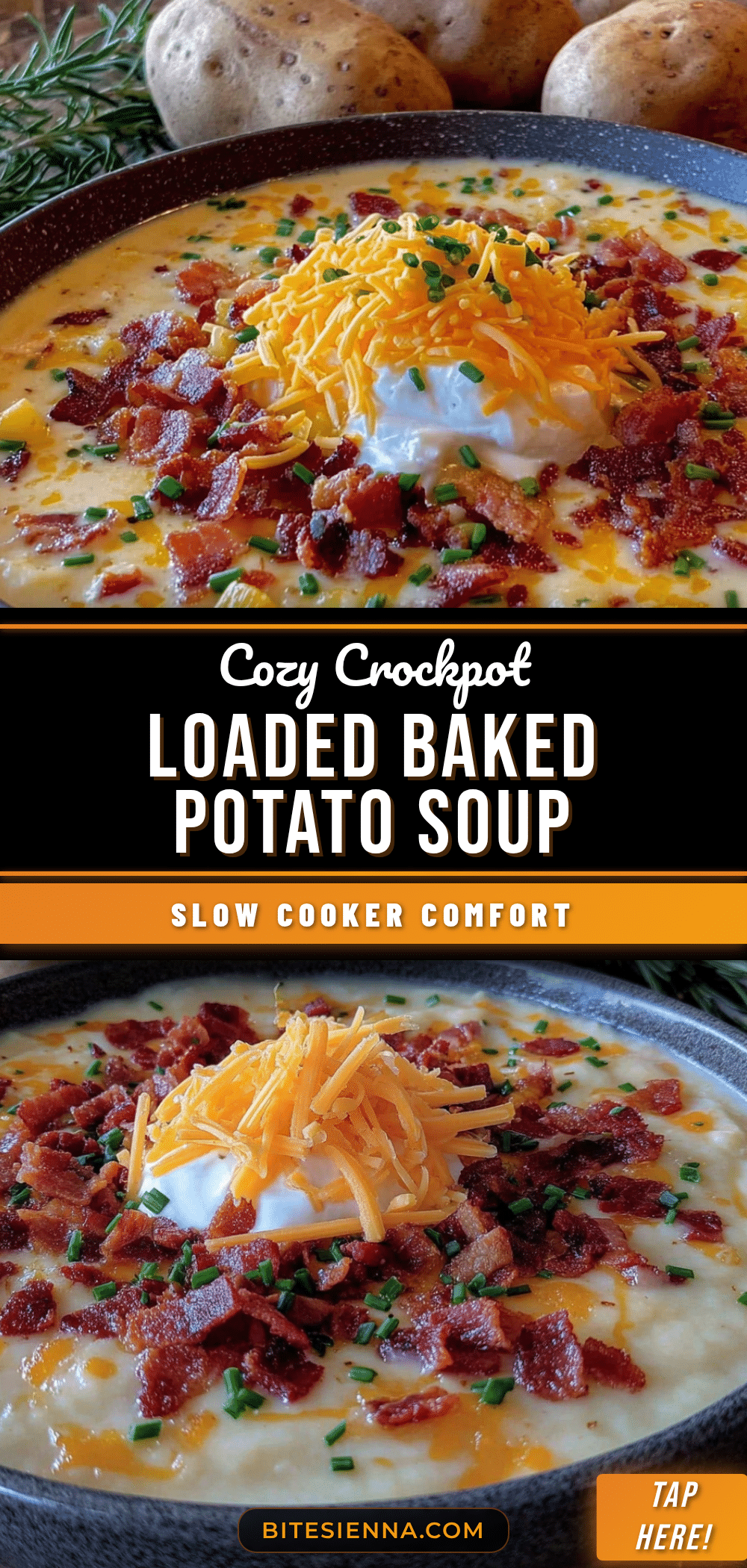 crockpot loaded baked potato soup recipe