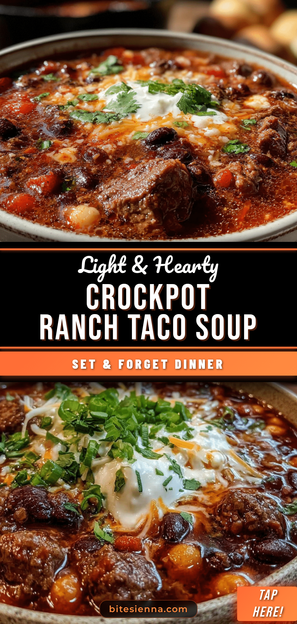 crockpot ranch taco soup recipe