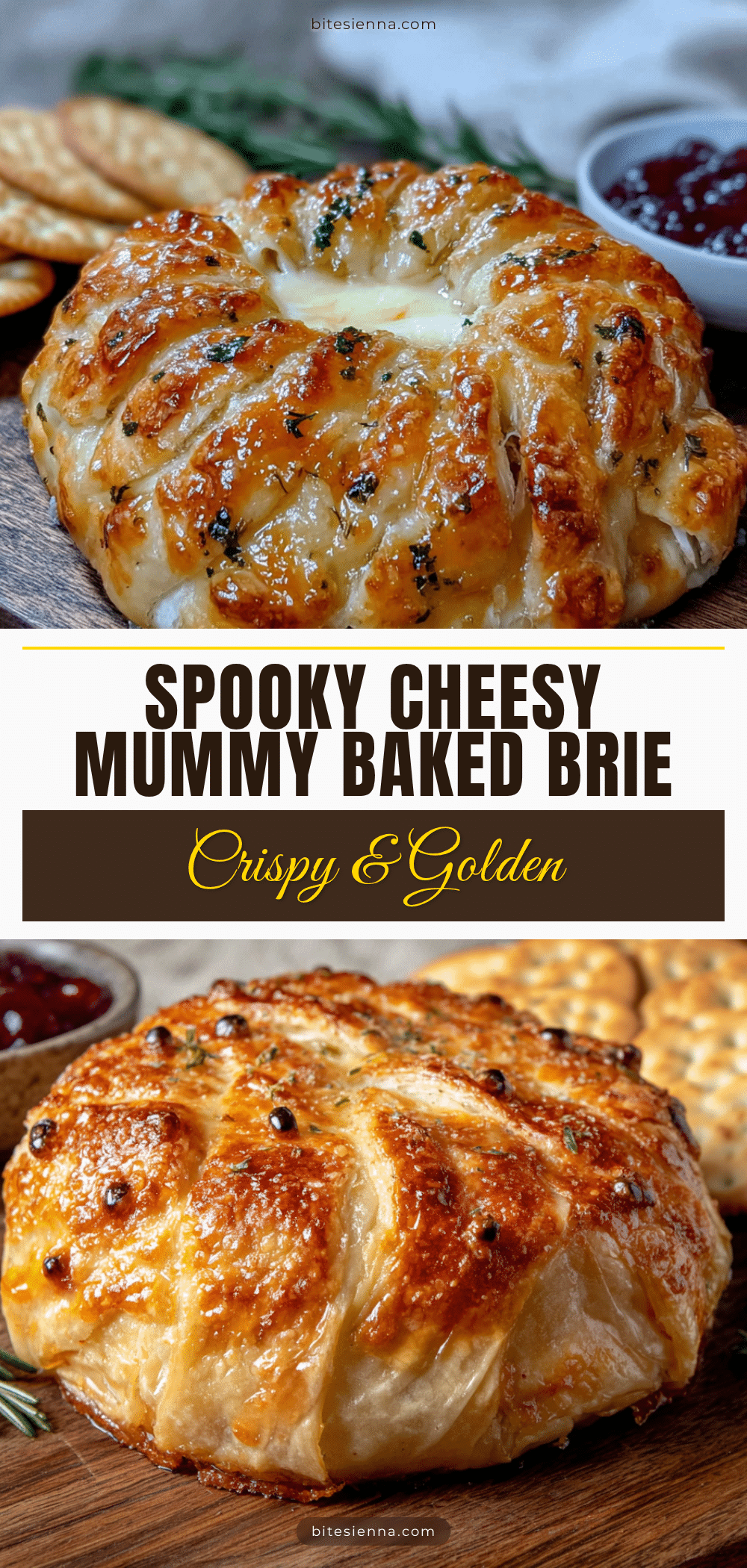 easy mummy wrapped baked brie recipe