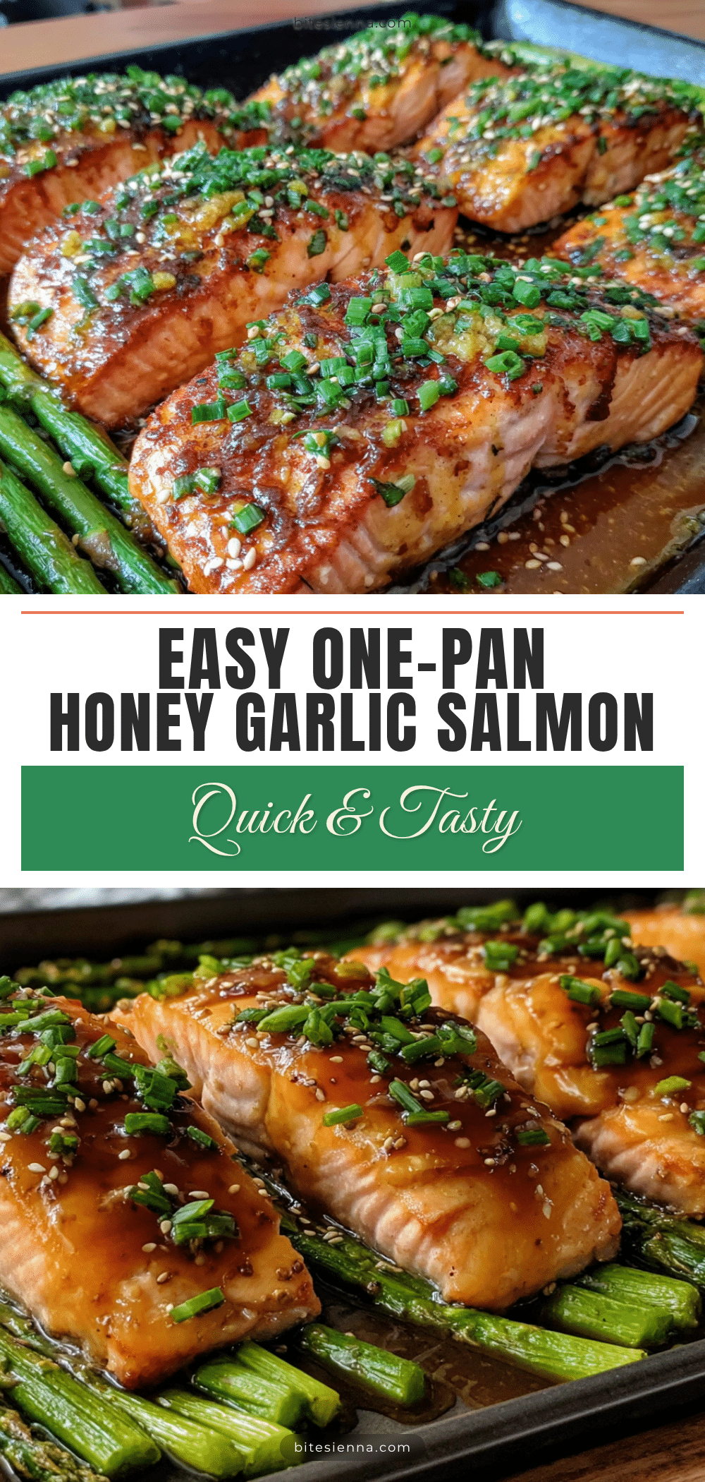 Easy One-Pan Honey Garlic Salmon recipe