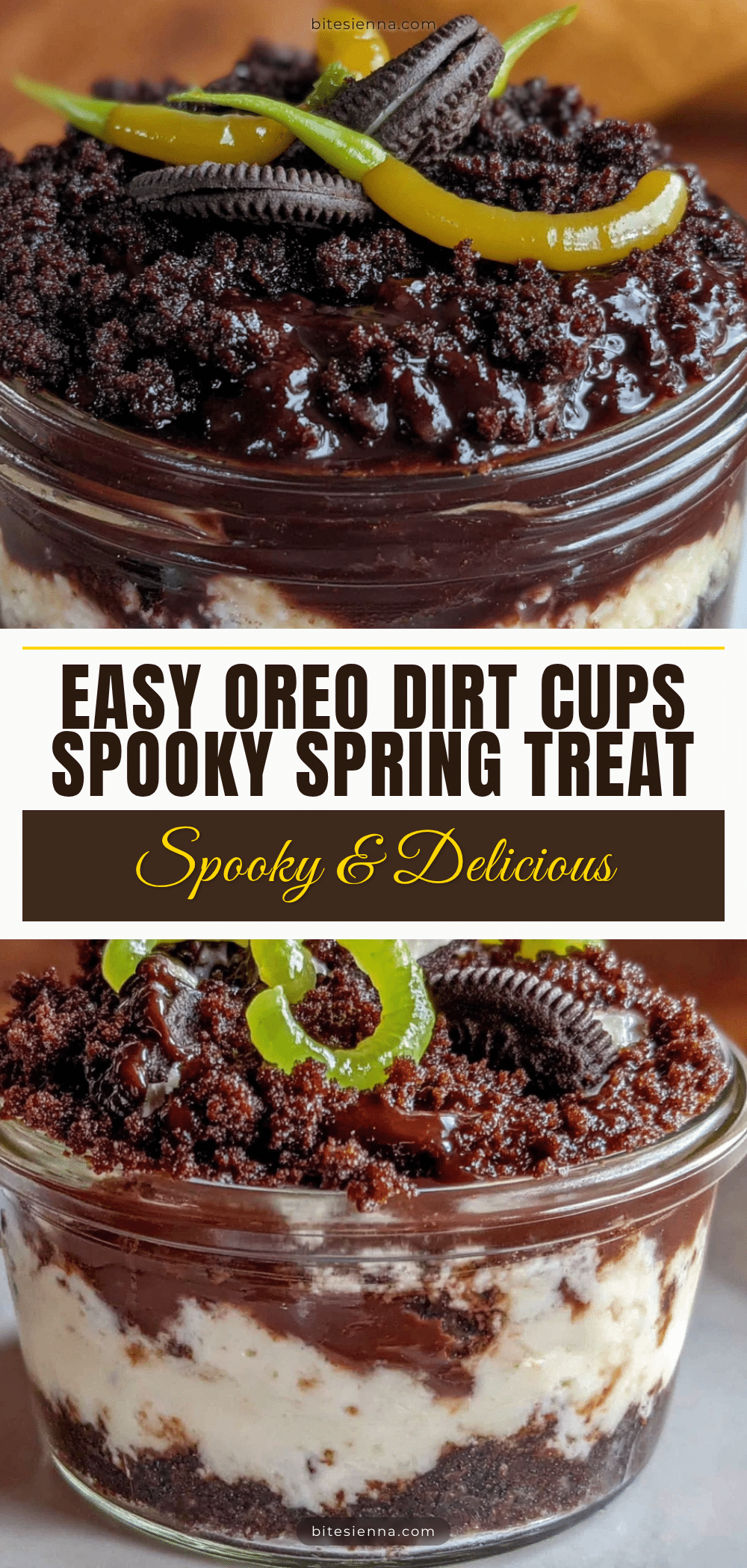 Easy Oreo Dirt Cups recipe