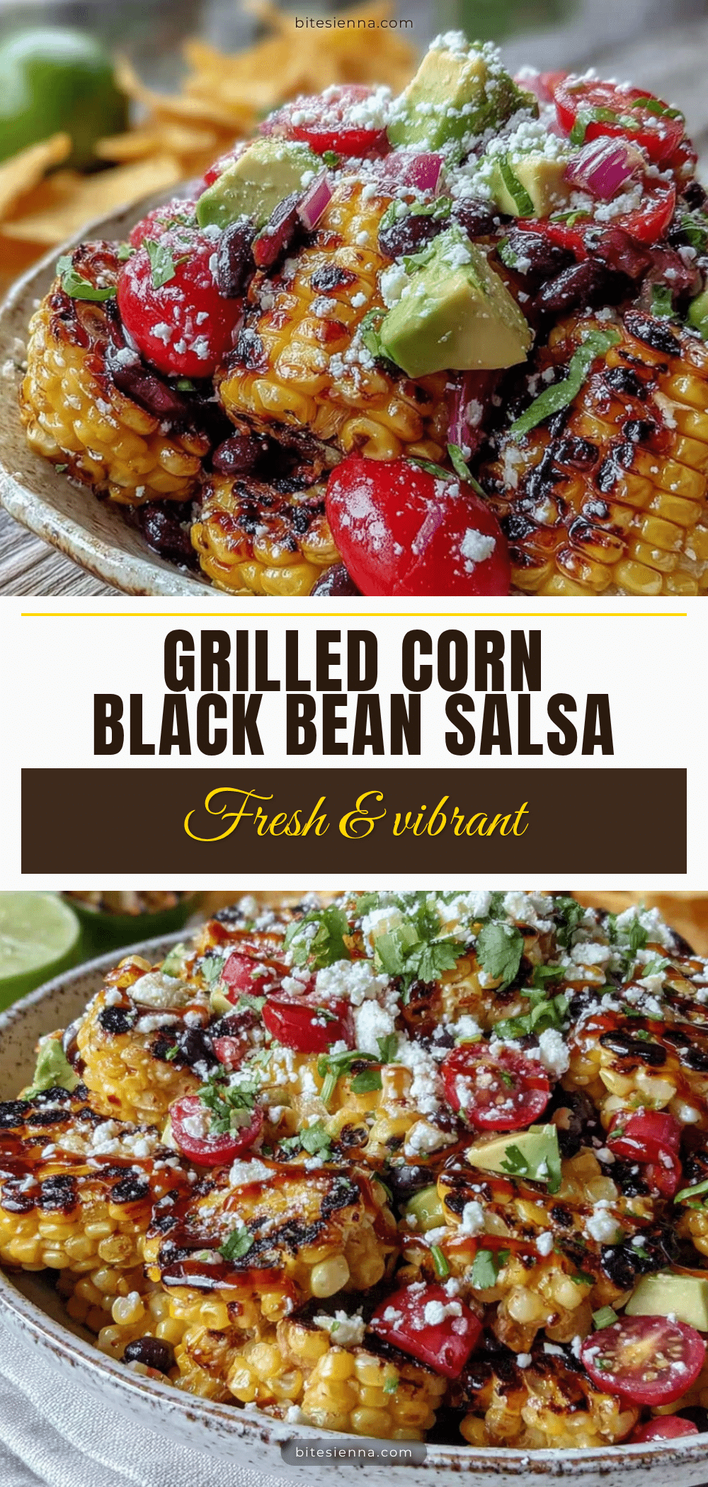 fresh grilled corn and black bean salsa salad recipe