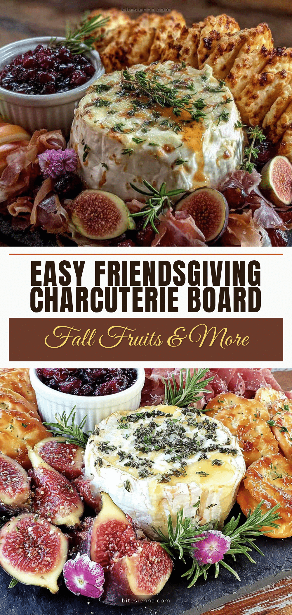 Friendsgiving charcuterie board with fall fruits recipe
