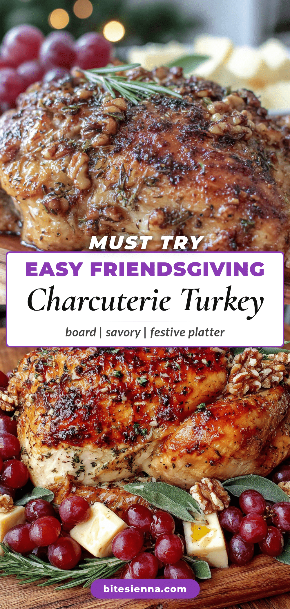friendsgiving charcuterie turkey board recipe
