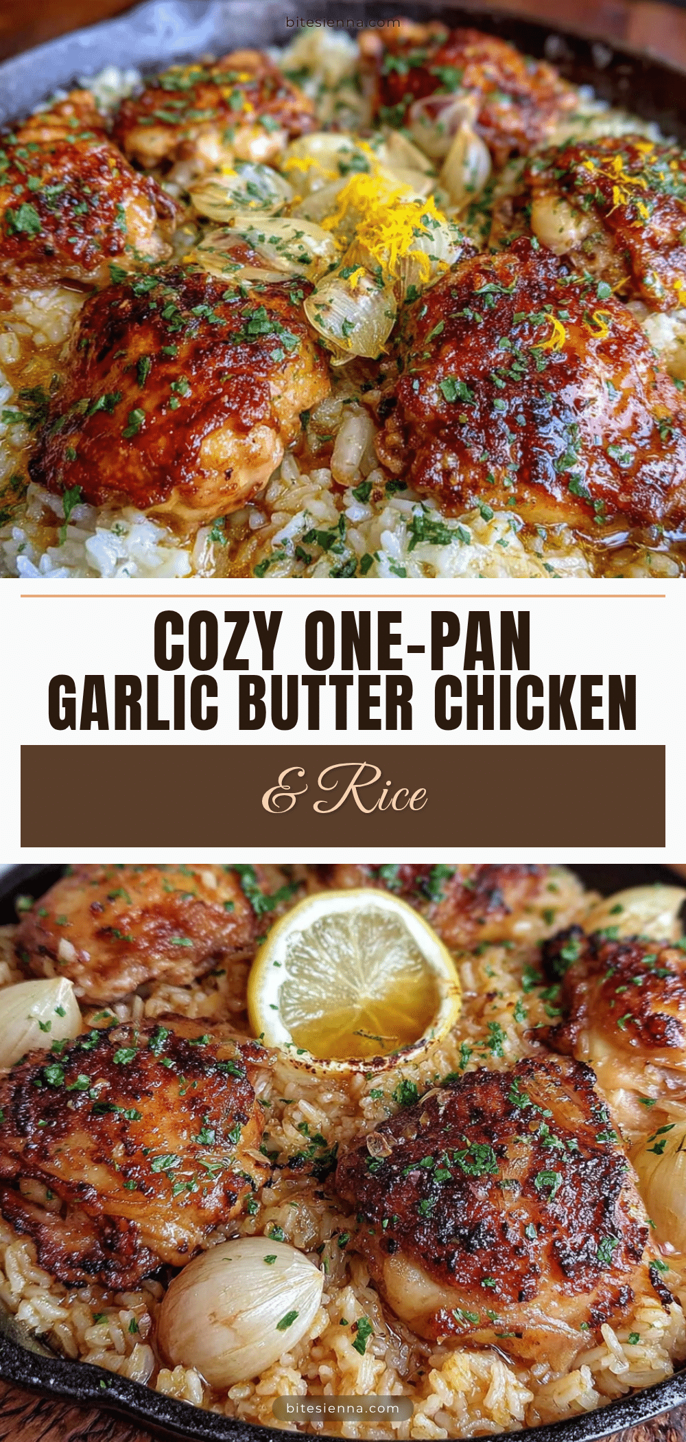 garlic butter chicken and rice recipe