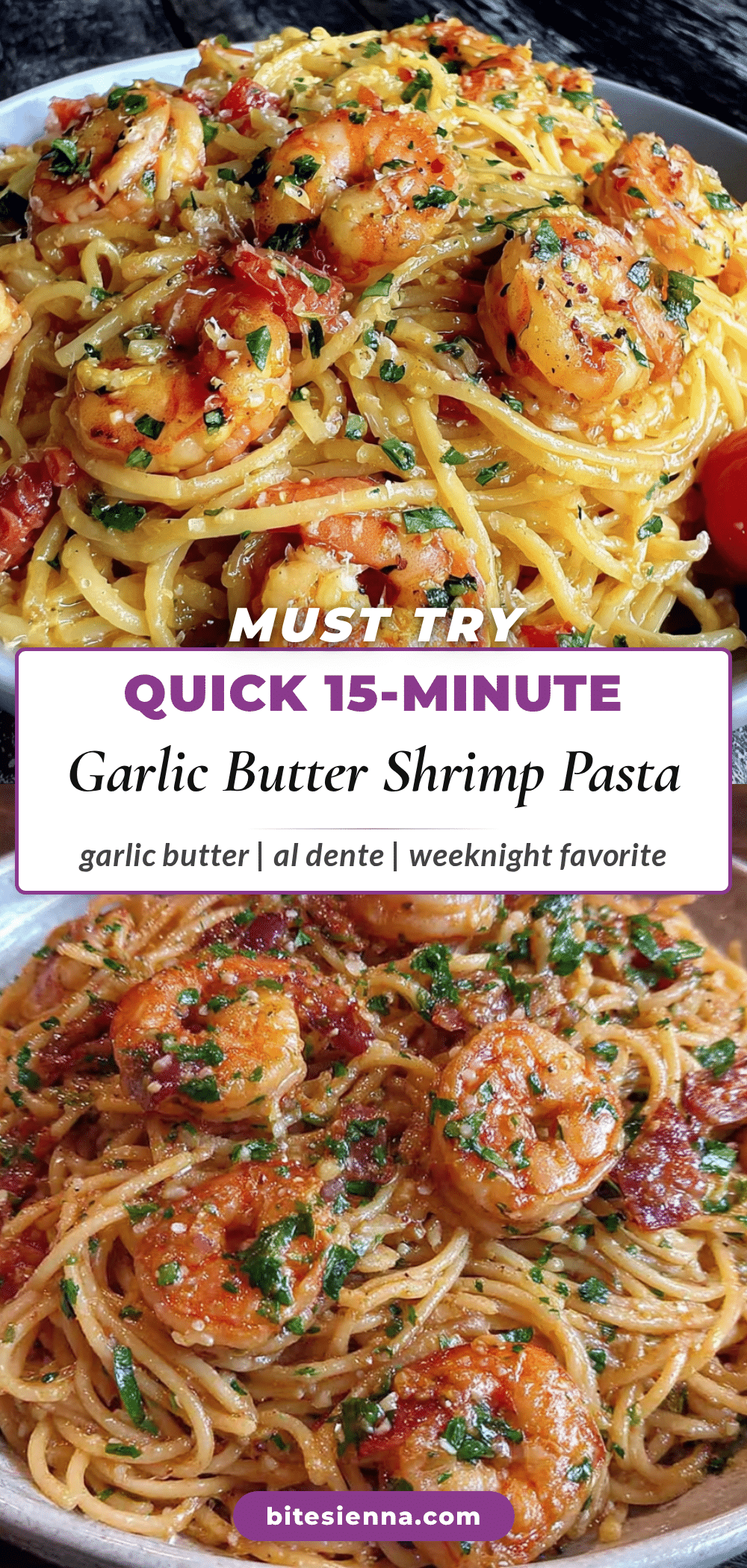 garlic butter shrimp pasta recipe