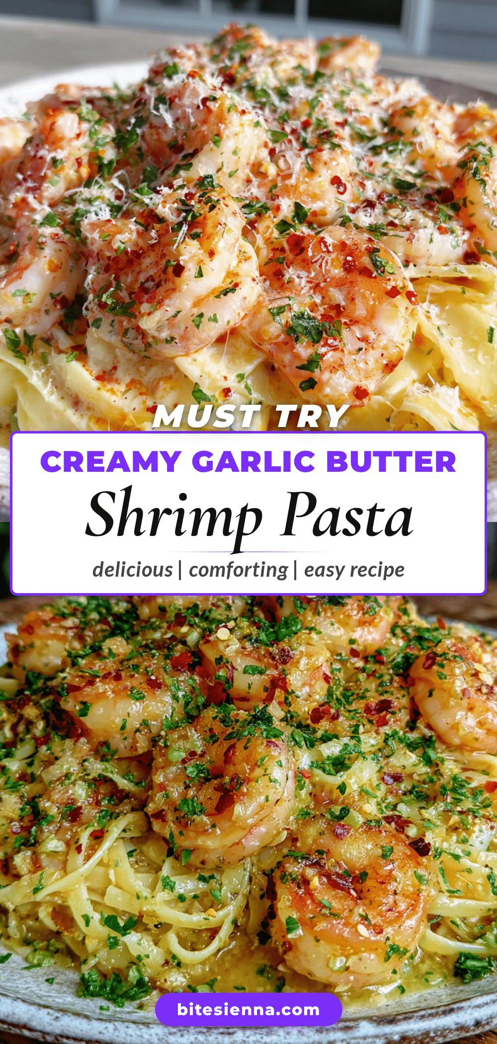 garlic butter shrimp pasta recipe