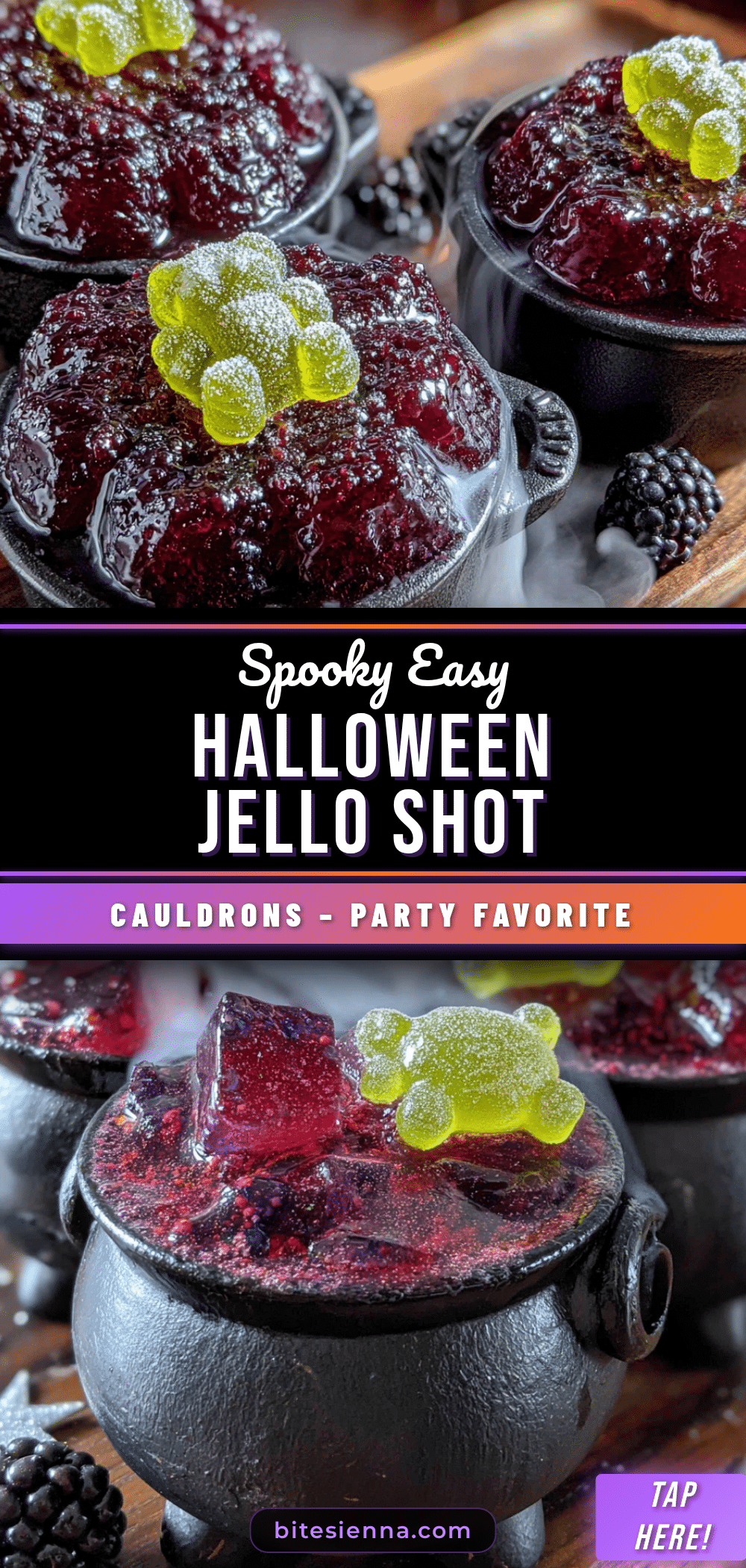 halloween jello shot cauldrons recipe
