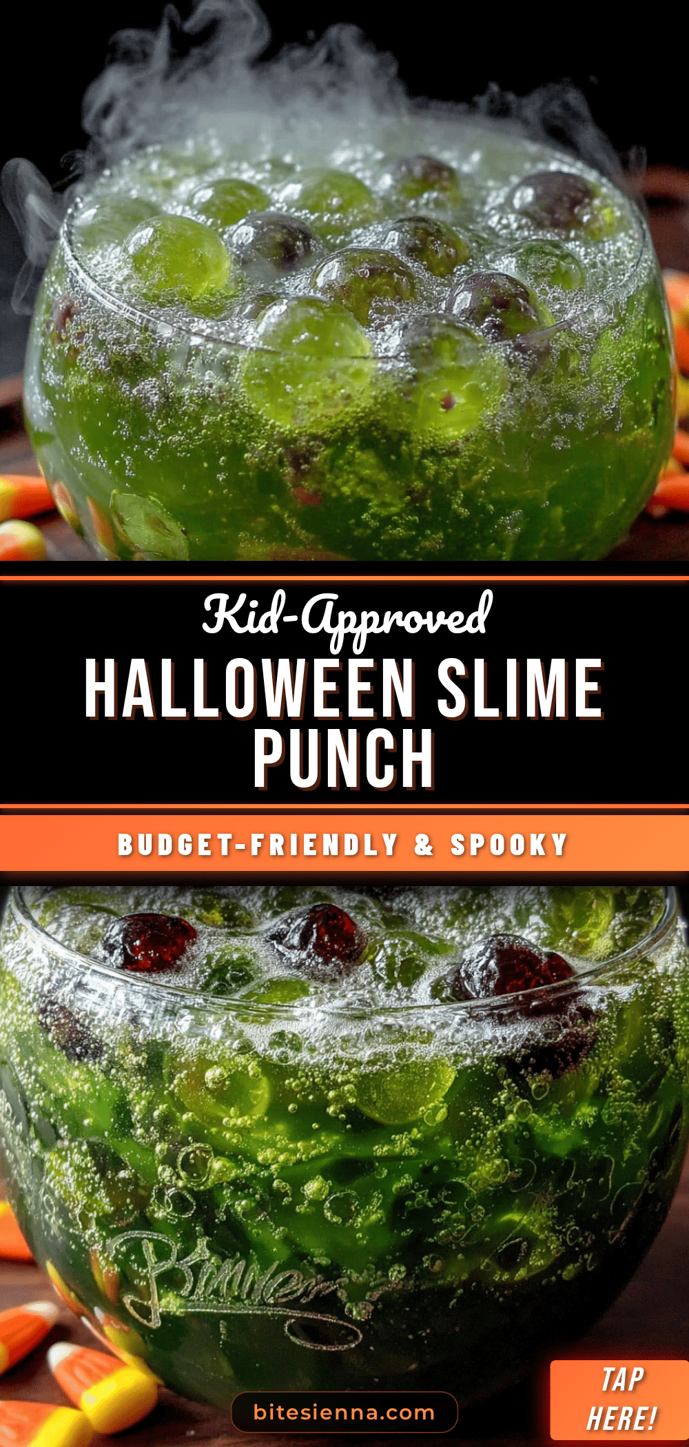Halloween slime punch recipe