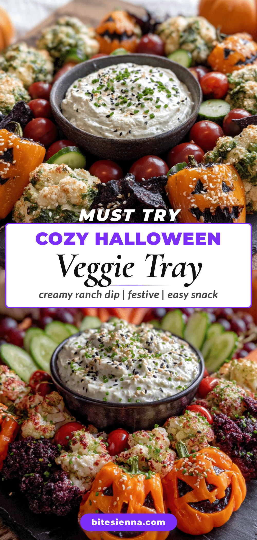 Halloween veggie tray recipe