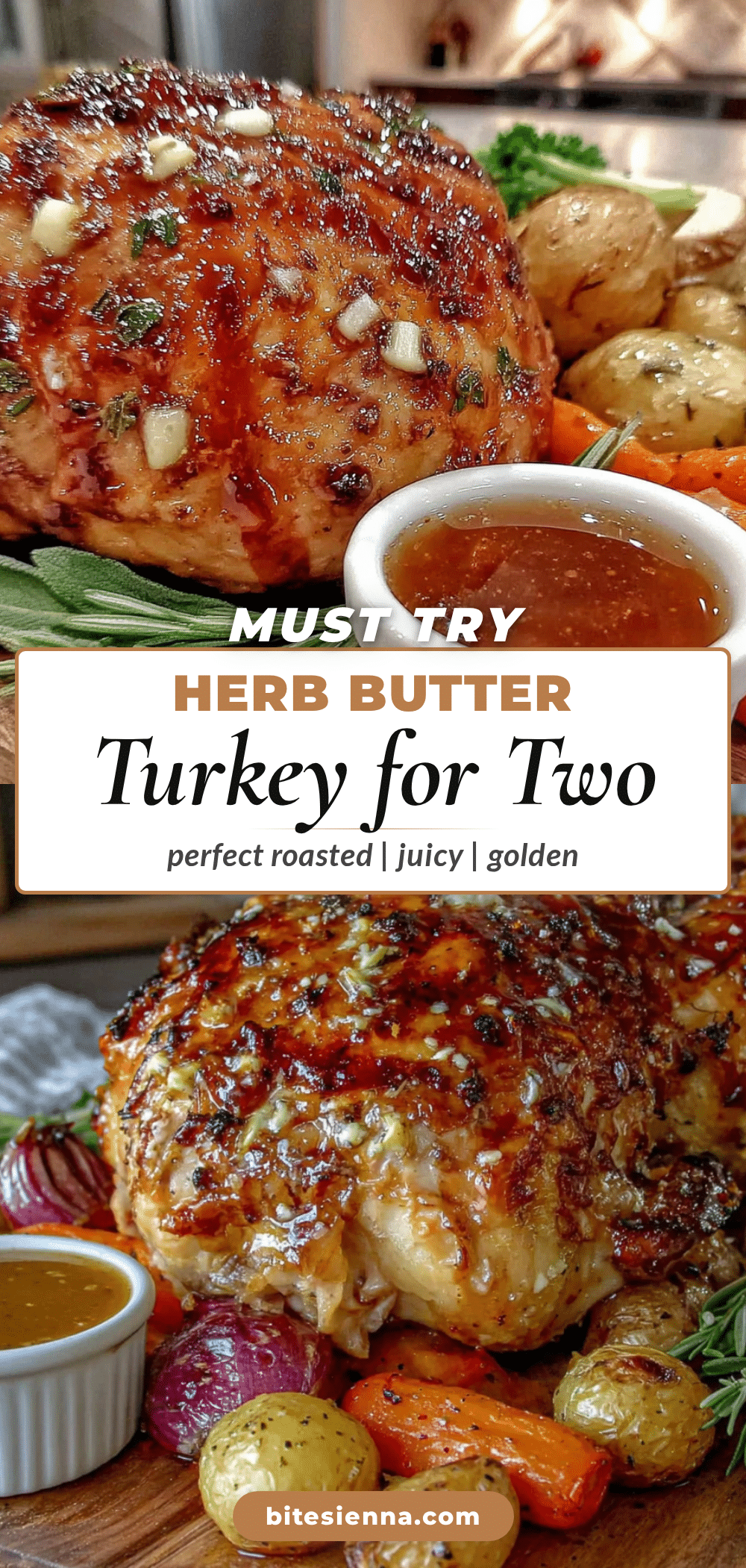 herb butter roasted turkey for two recipe