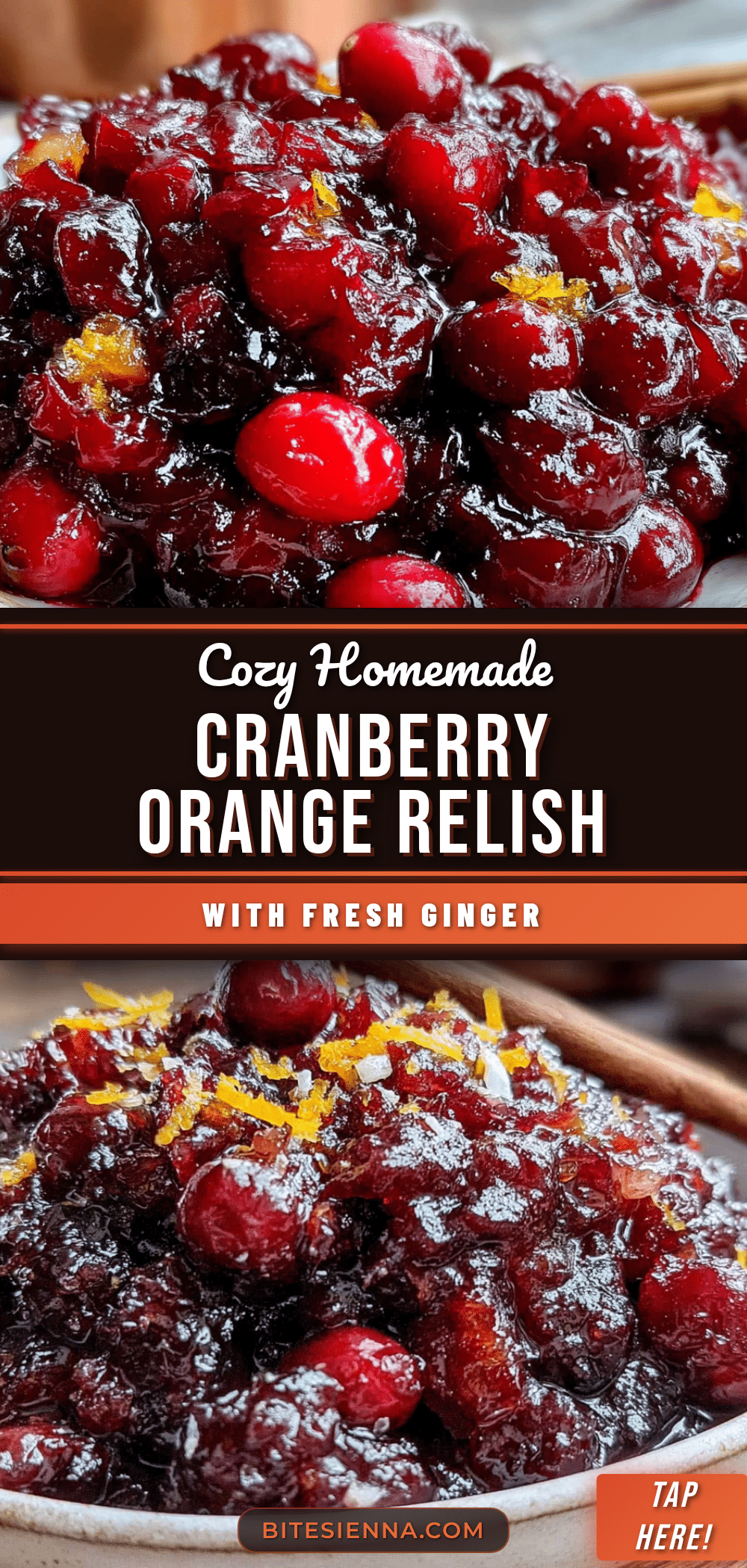 homemade cranberry orange relish recipe