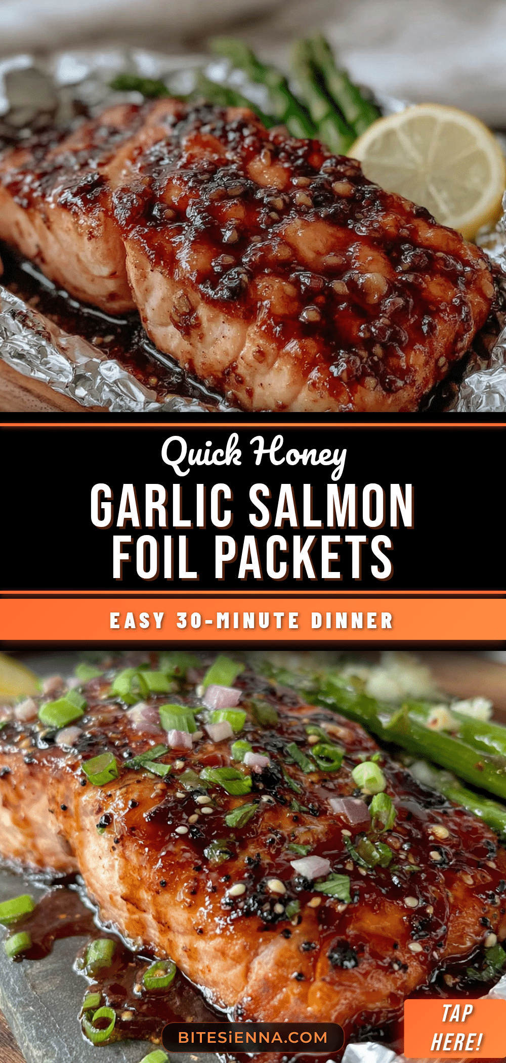 honey garlic salmon in foil recipe