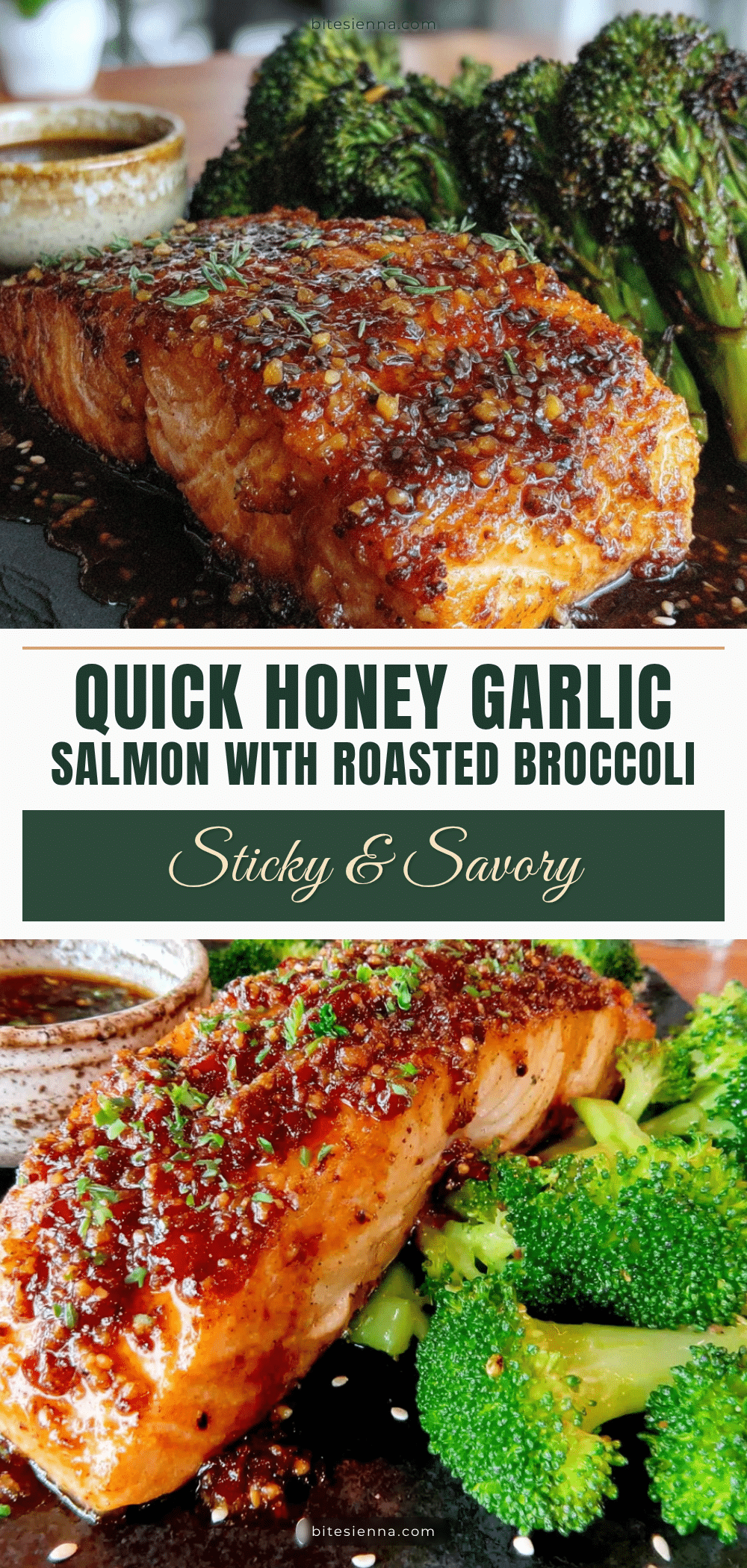 honey garlic salmon recipe
