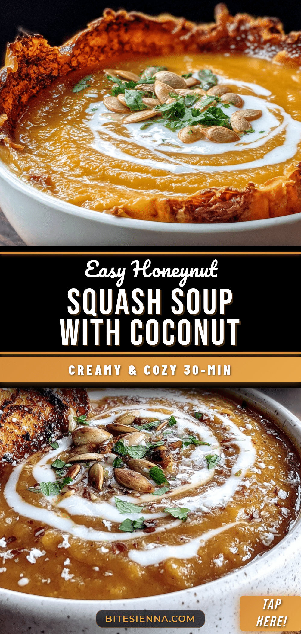 honeynut squash soup with coconut milk recipe