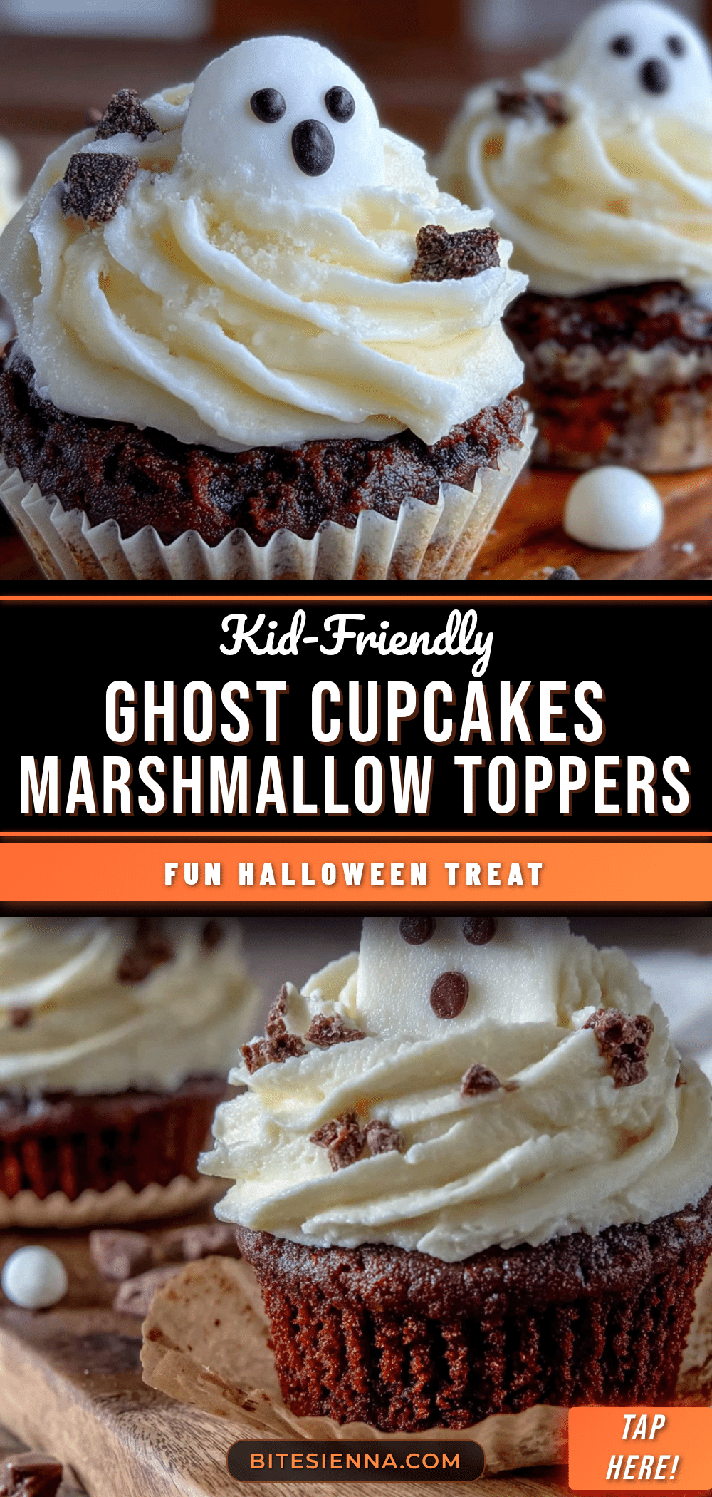 kid-friendly ghost cupcakes recipe