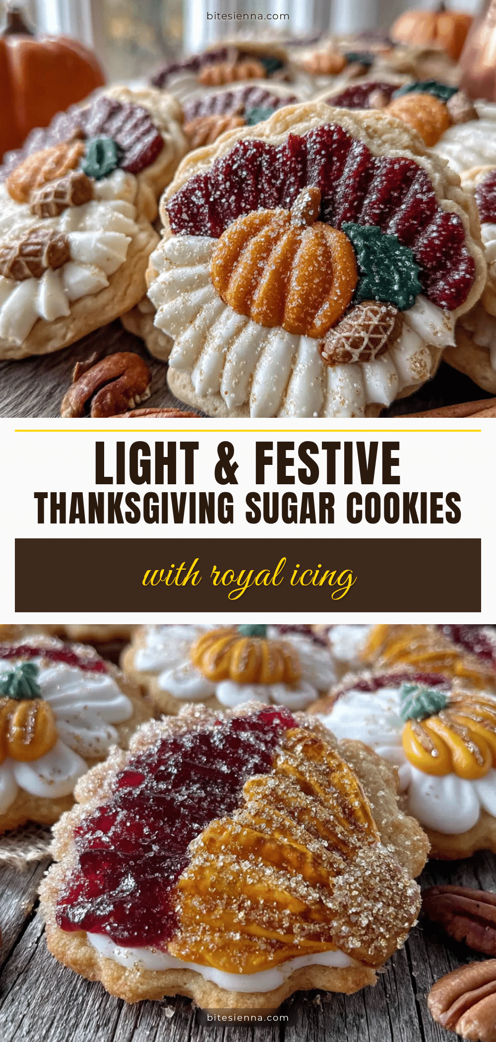 light festive thanksgiving sugar cookies recipe