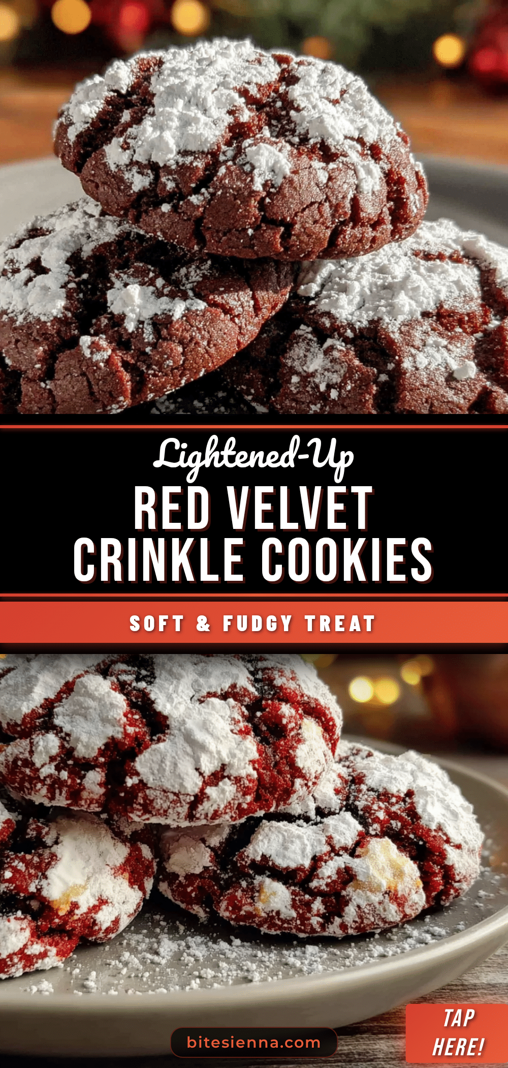 lightened-up red velvet crinkle cookies recipe