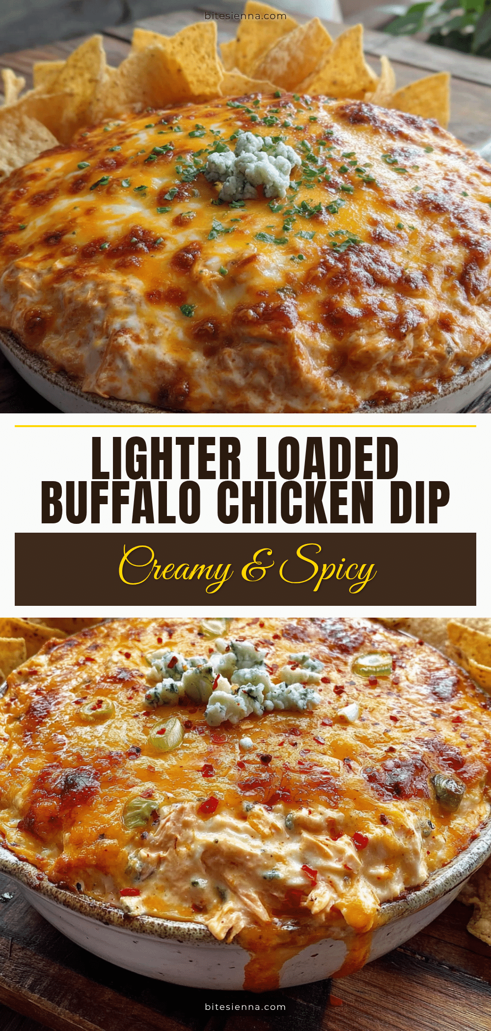 lighter buffalo chicken dip recipe
