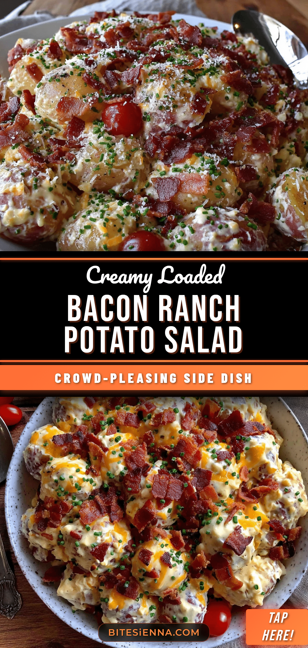 Loaded Bacon Ranch Potato Salad recipe