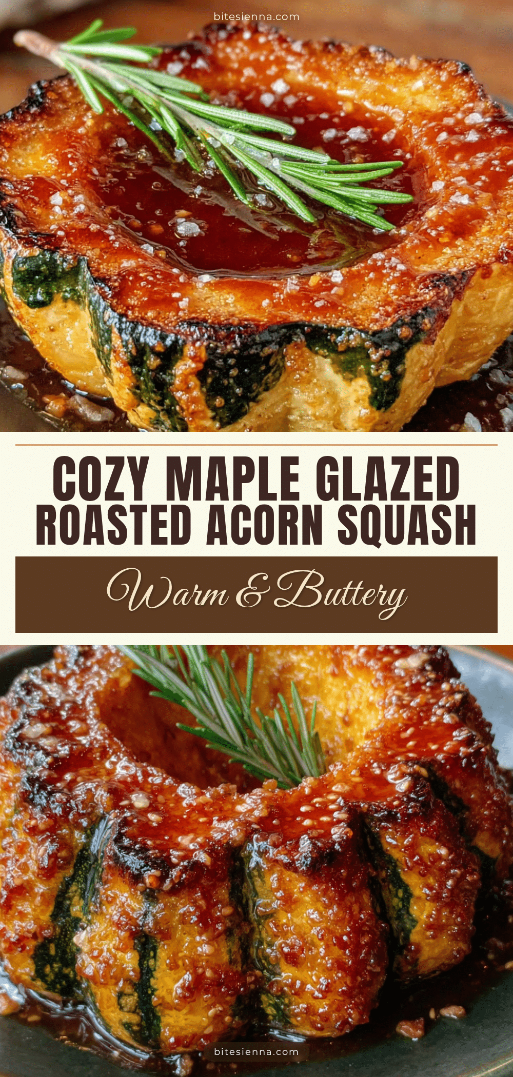 maple glazed roasted acorn squash recipe
