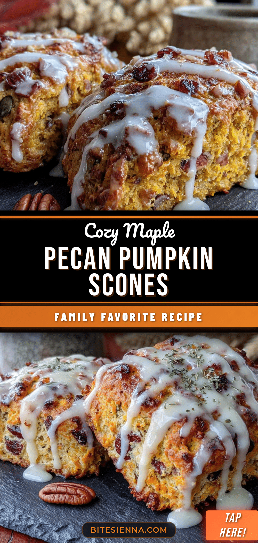 maple pecan pumpkin scones recipe