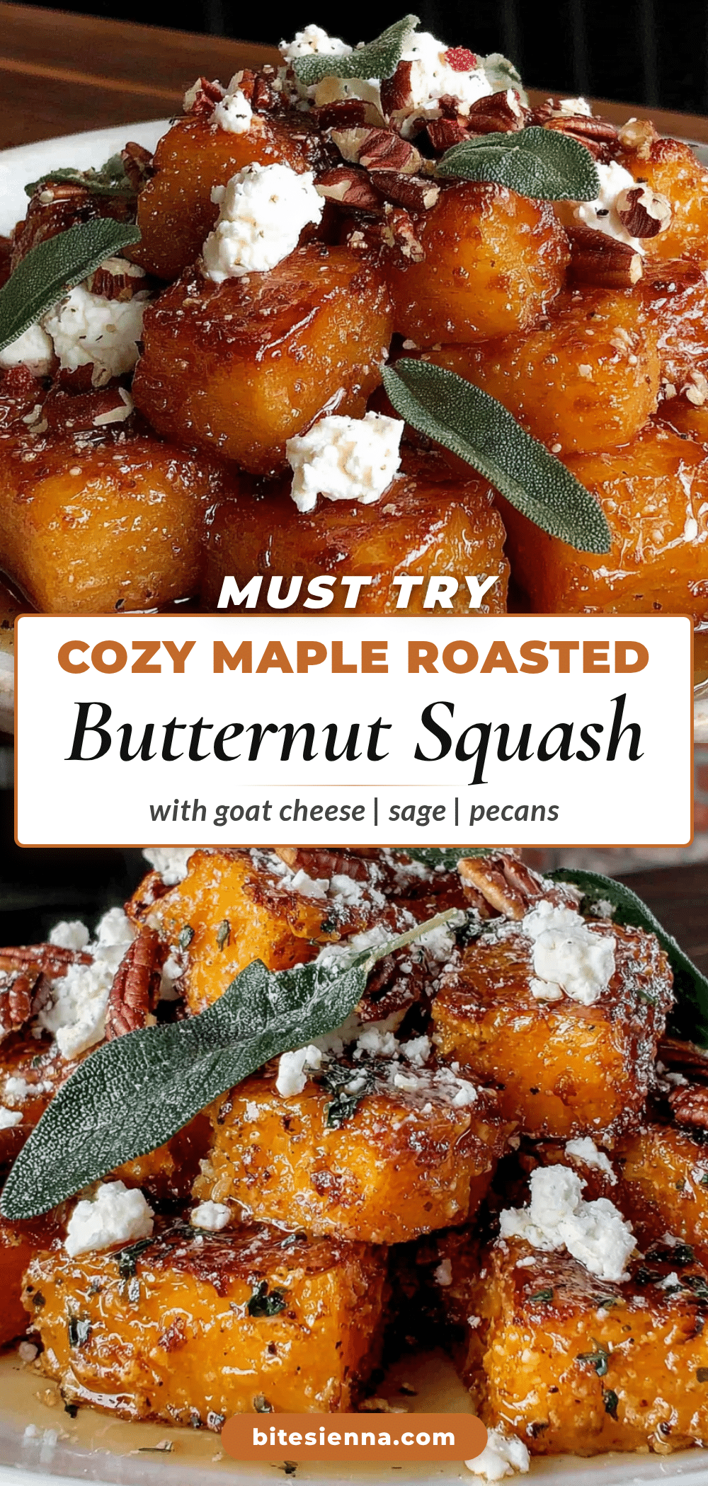 maple roasted butternut squash with goat cheese recipe
