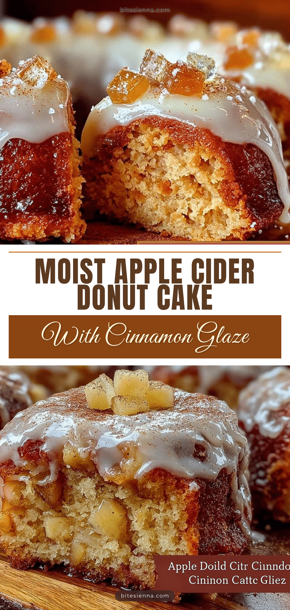 moist apple cider donut cake recipe