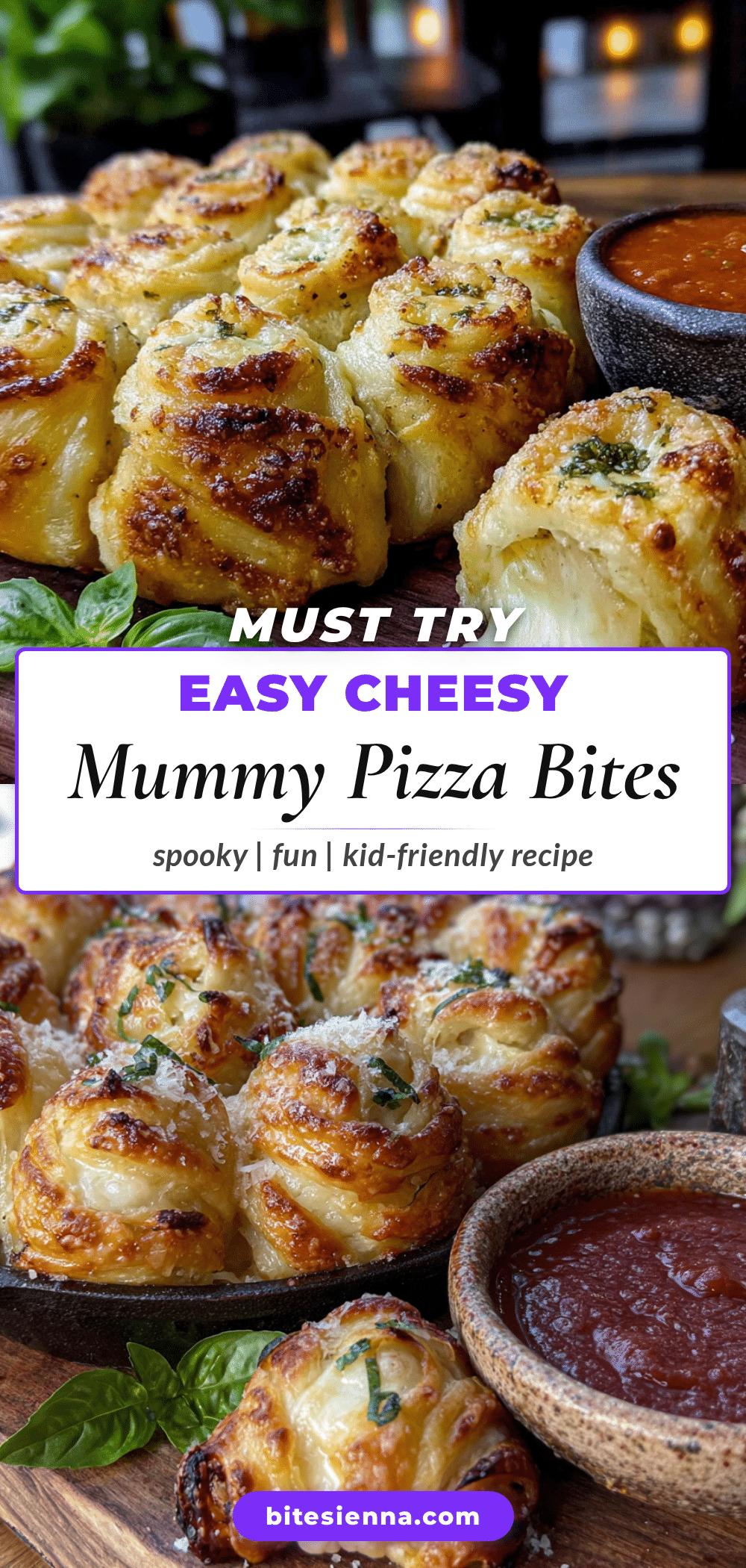 mummy pizza bites recipe