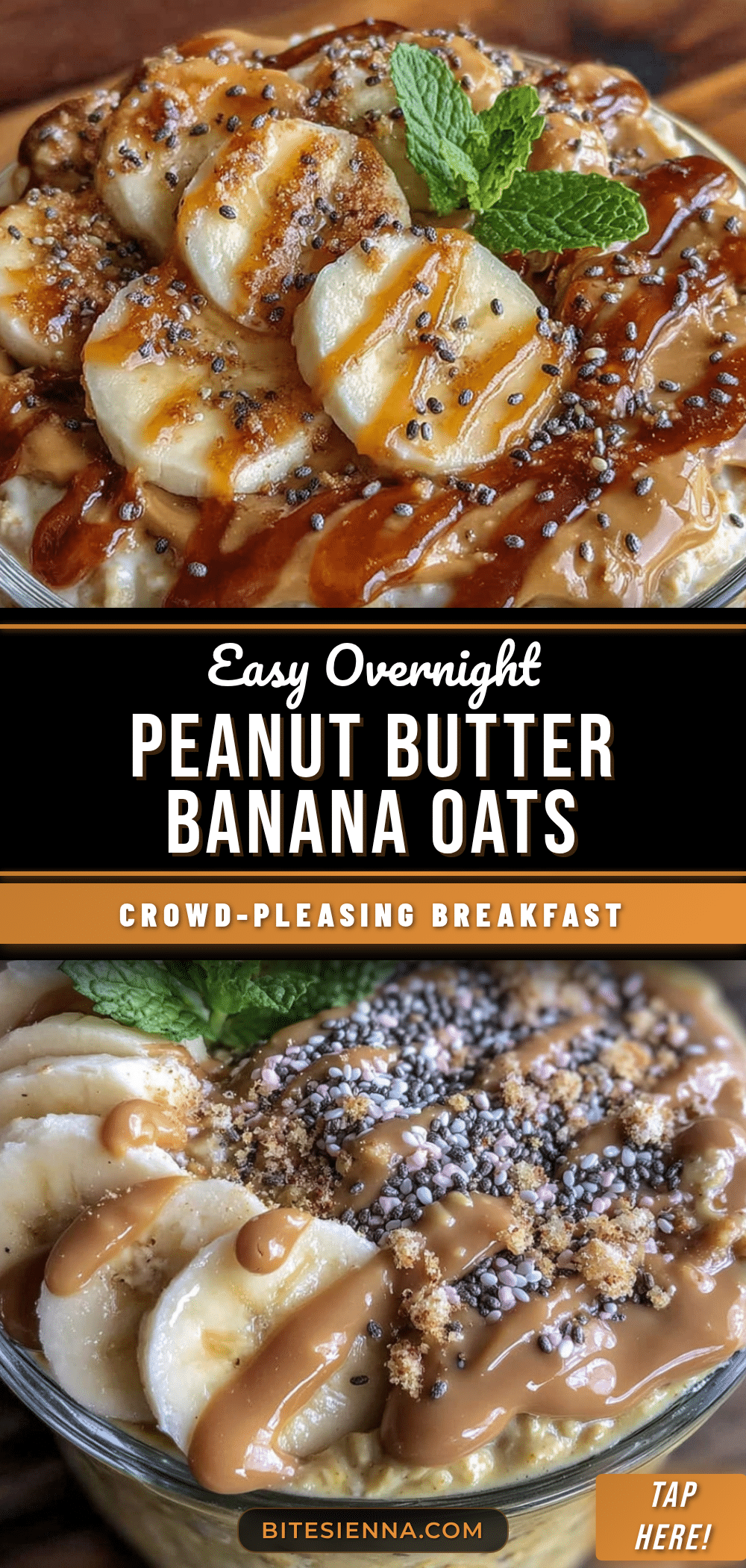 overnight peanut butter banana oats recipe