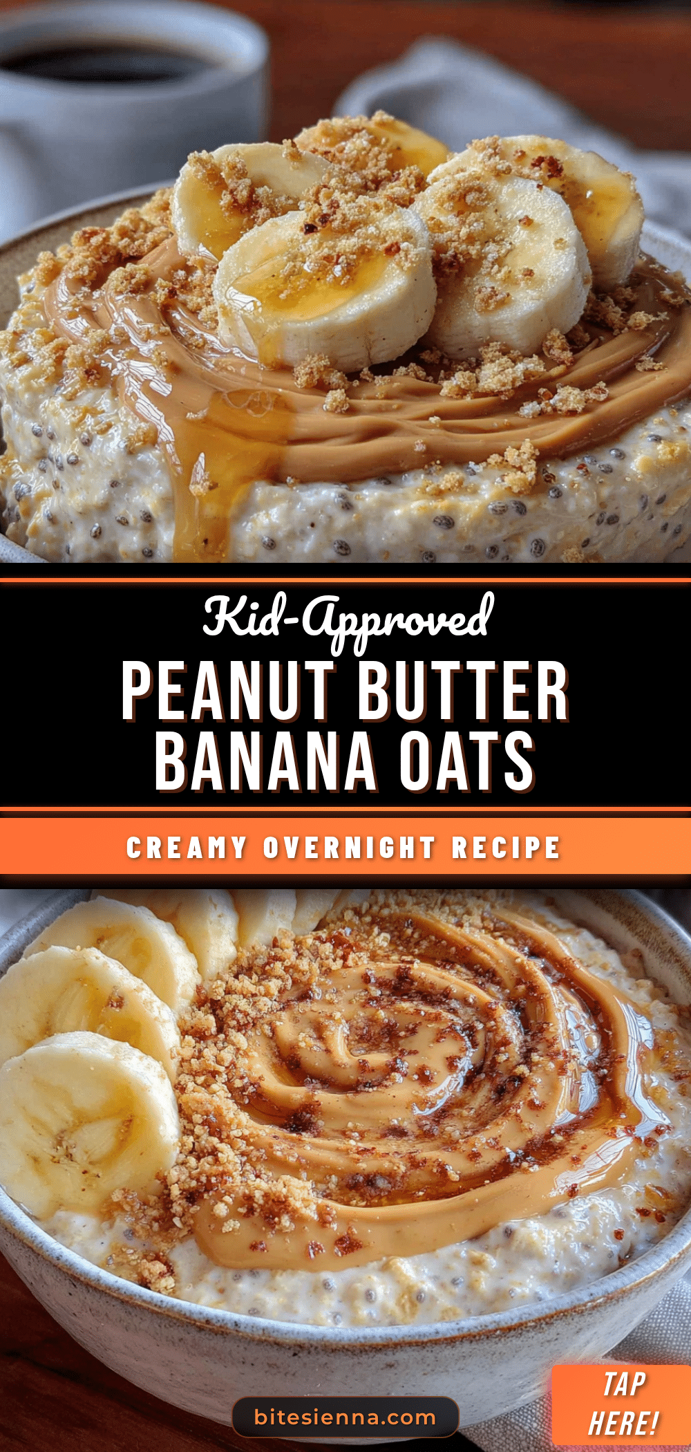 peanut butter banana overnight oats recipe