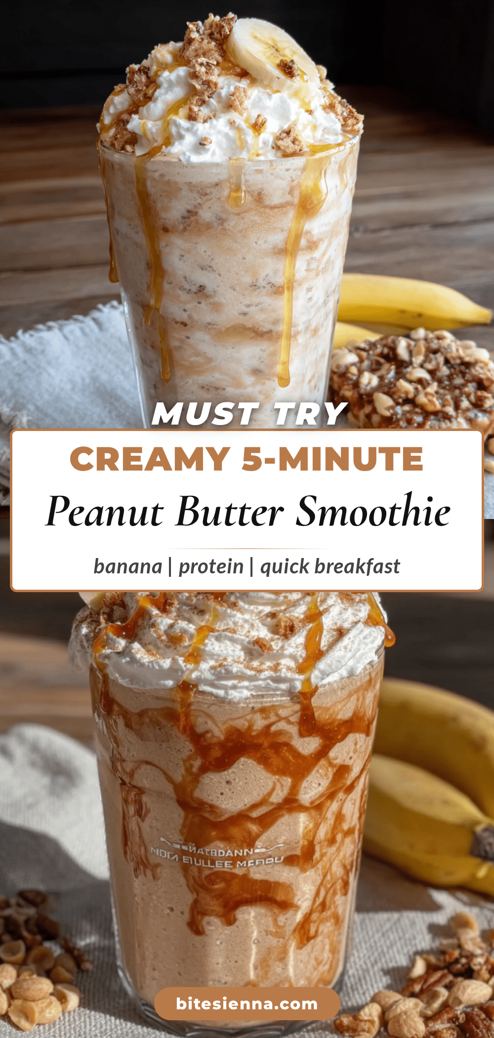 peanut butter banana protein smoothie recipe