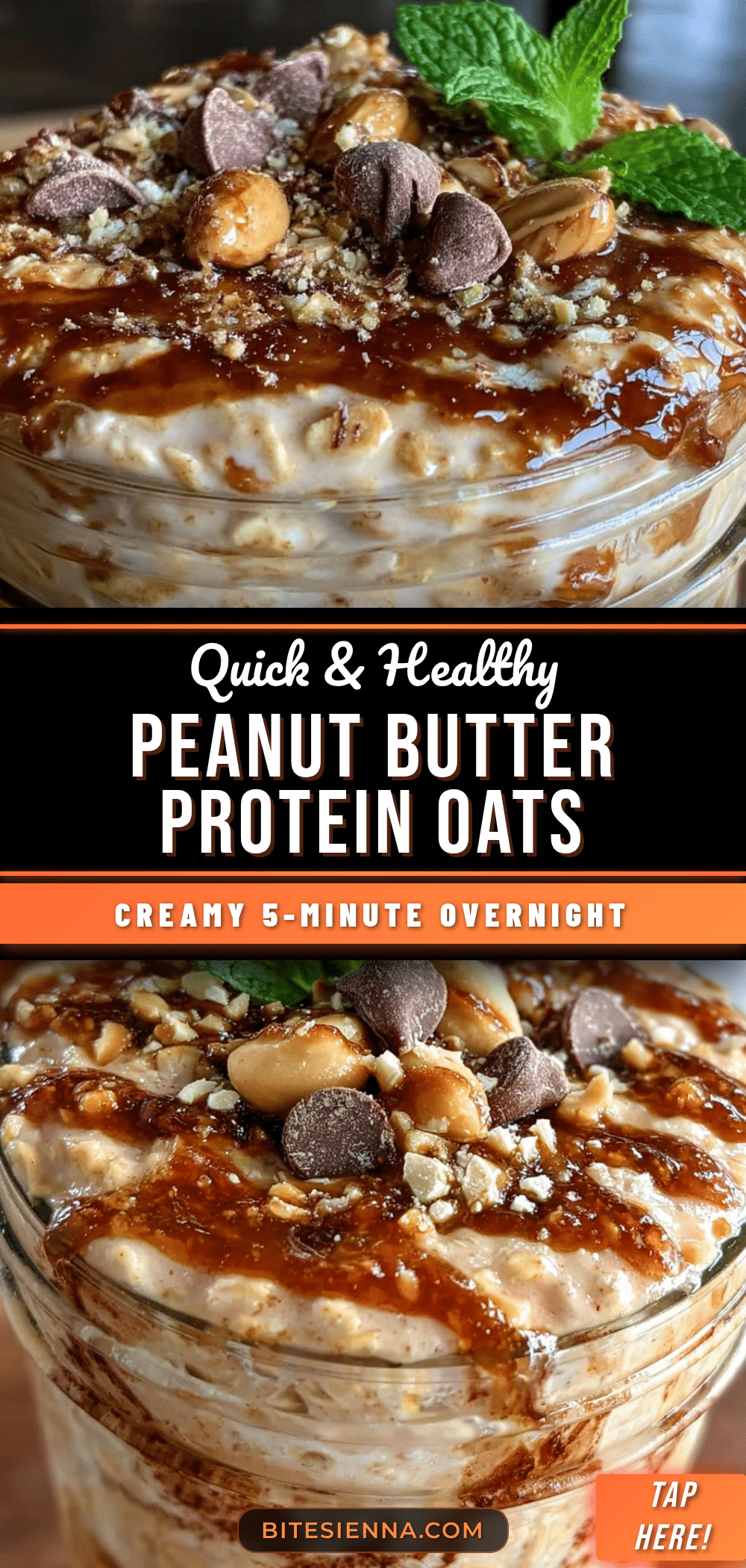 peanut butter protein overnight oats recipe