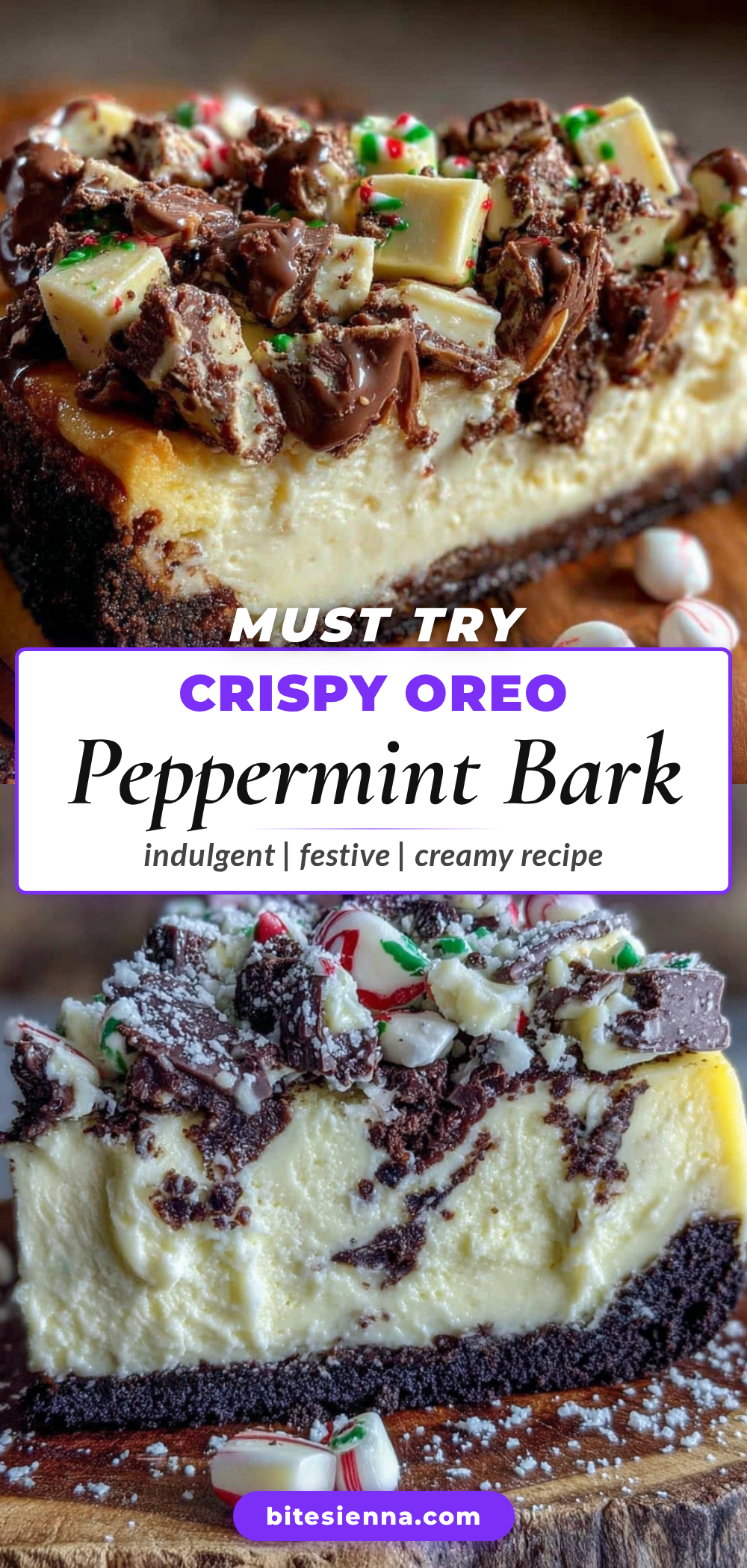 peppermint bark cheesecake recipe